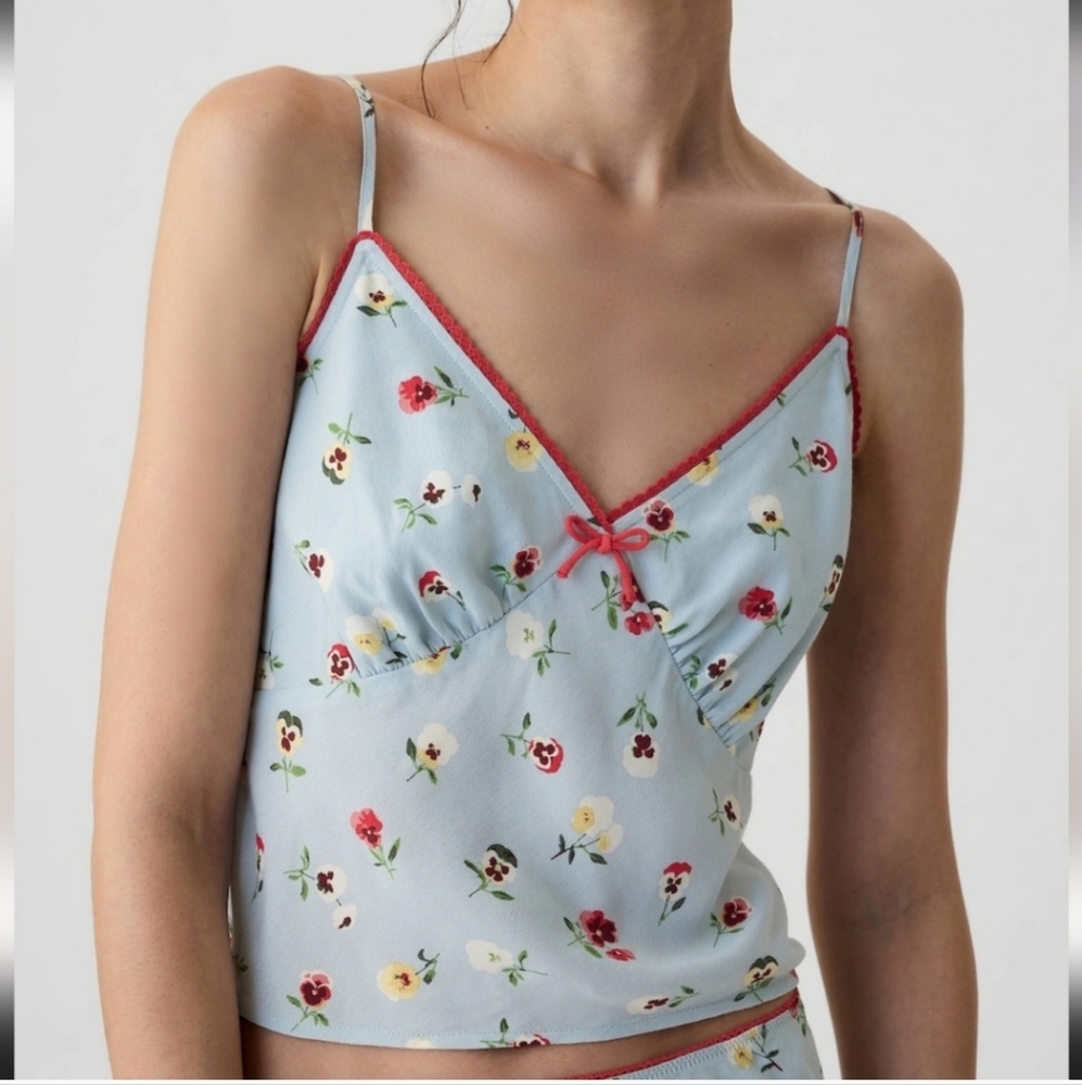 Gap X Doen Cropped Floral Cami
